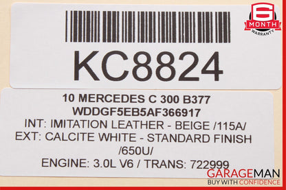 08-11 Mercedes W204 C300 4MATIC Front Left Driver Side Exterior Door Handle OEM