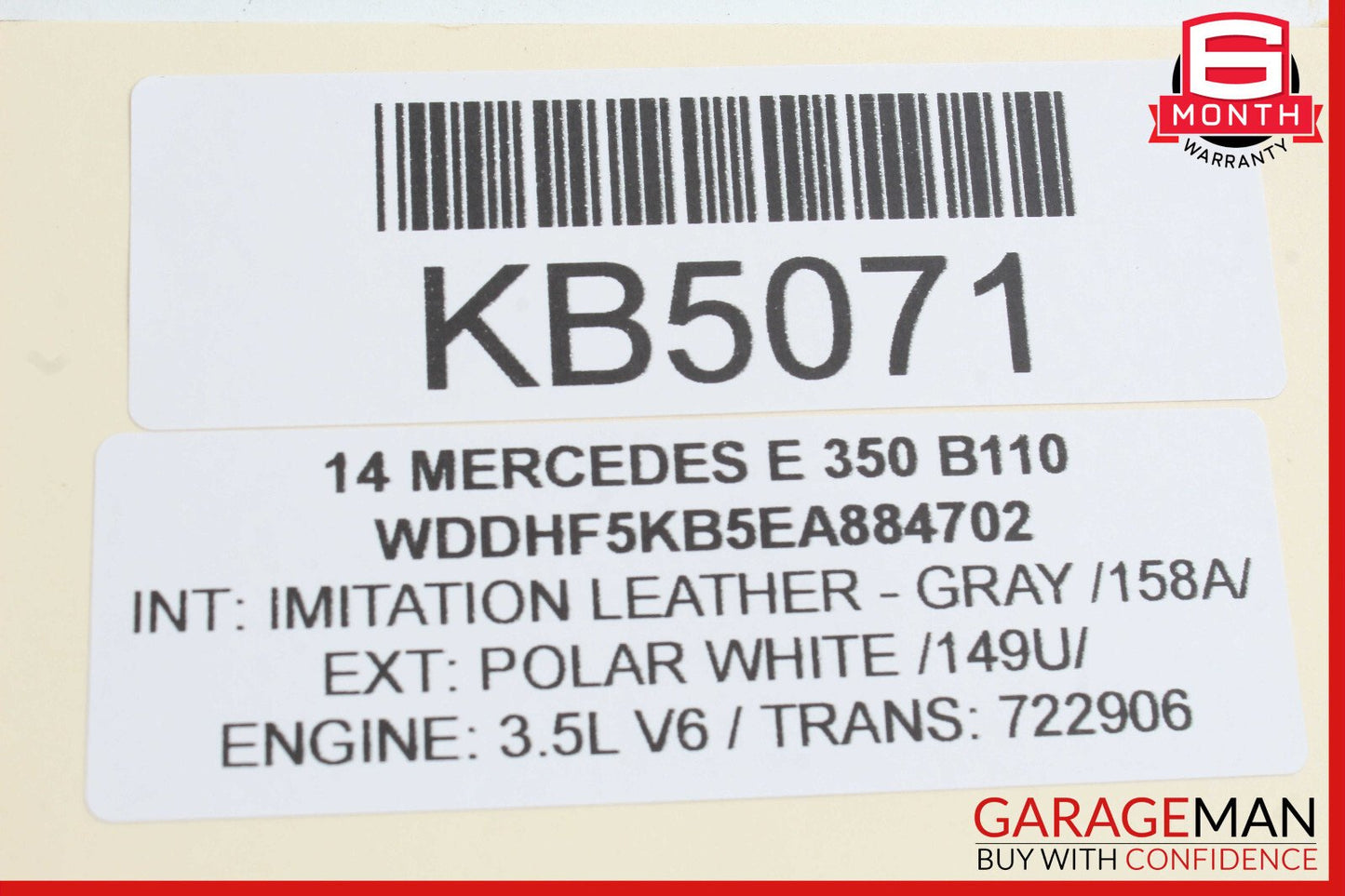 10-16 Mercedes W212 E350 Front Right Side RWD Suspension Wishbone Control Arm