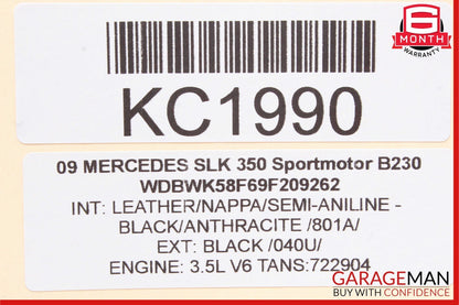 09-11 Mercede R171 SLK350 SLK55 AMG Right Side Door Control Module OEM