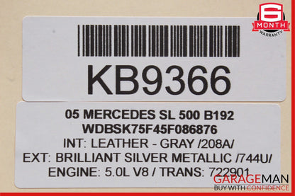 03-07 Mercedes W220 S55 AMG CD Changer 6 Disk Player w/ Magazine MC3330 OEM