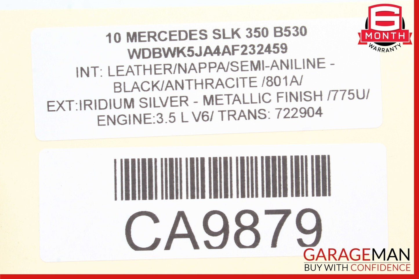 05-11 Mercedes R171 SLK350 Rear Right or Left Rearward Tie Rod Control Arm OEM