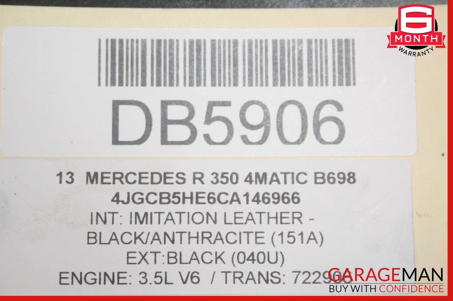 06-13 Mercedes W251 R350 ML550 Rear Differential Axle Carrier Assembly OEM