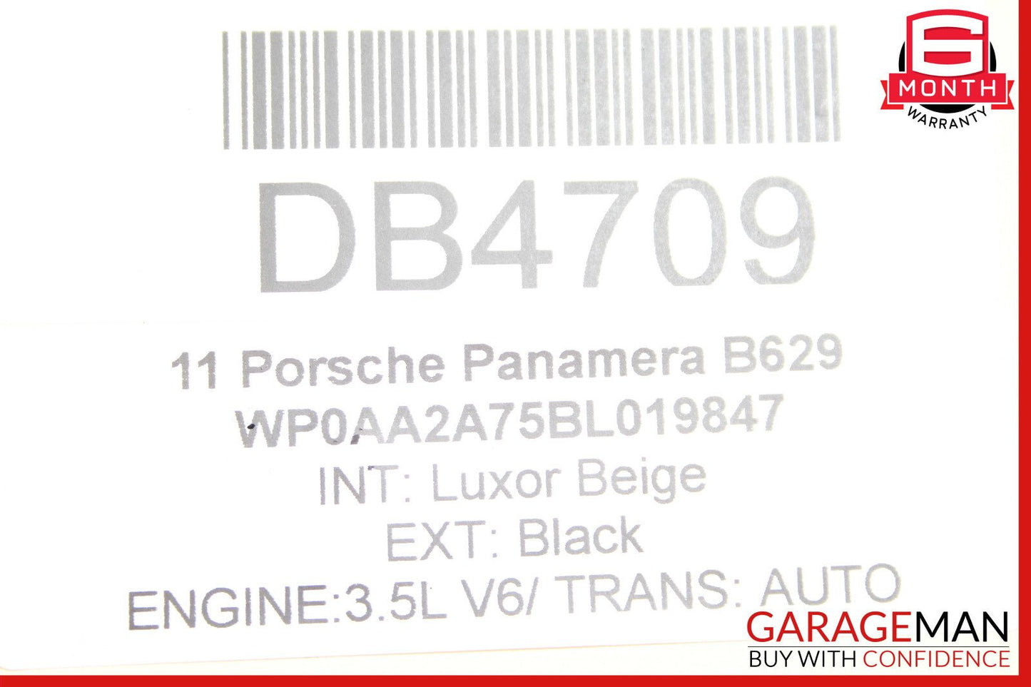 10-15 Porsche Panamera 970 Rear Subframe Sub Frame Crossmember OEM