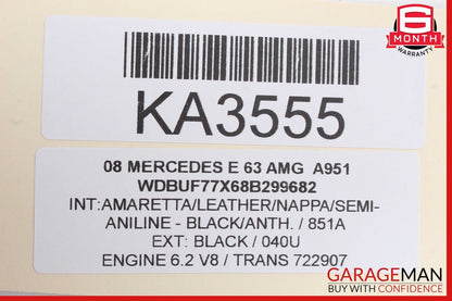 03-11 Mercedes W211 E63 ML55 AMG GL450 Front Right Side Seat Control Module OEM