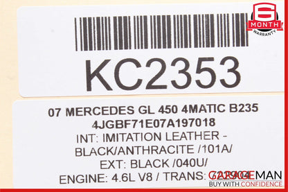 06-12 Mercedes W164 ML350 GL450 Front Right Passenger Side Exterior Door Handle