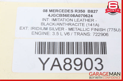 06-13 Mercedes W251 R350 S550 Front Right Engine Timing Chain Cover Plate OEM