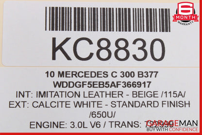 08-11 Mercedes W204 C300 C63 AMG Rear Left Side Door Lock Latch Actuator OEM