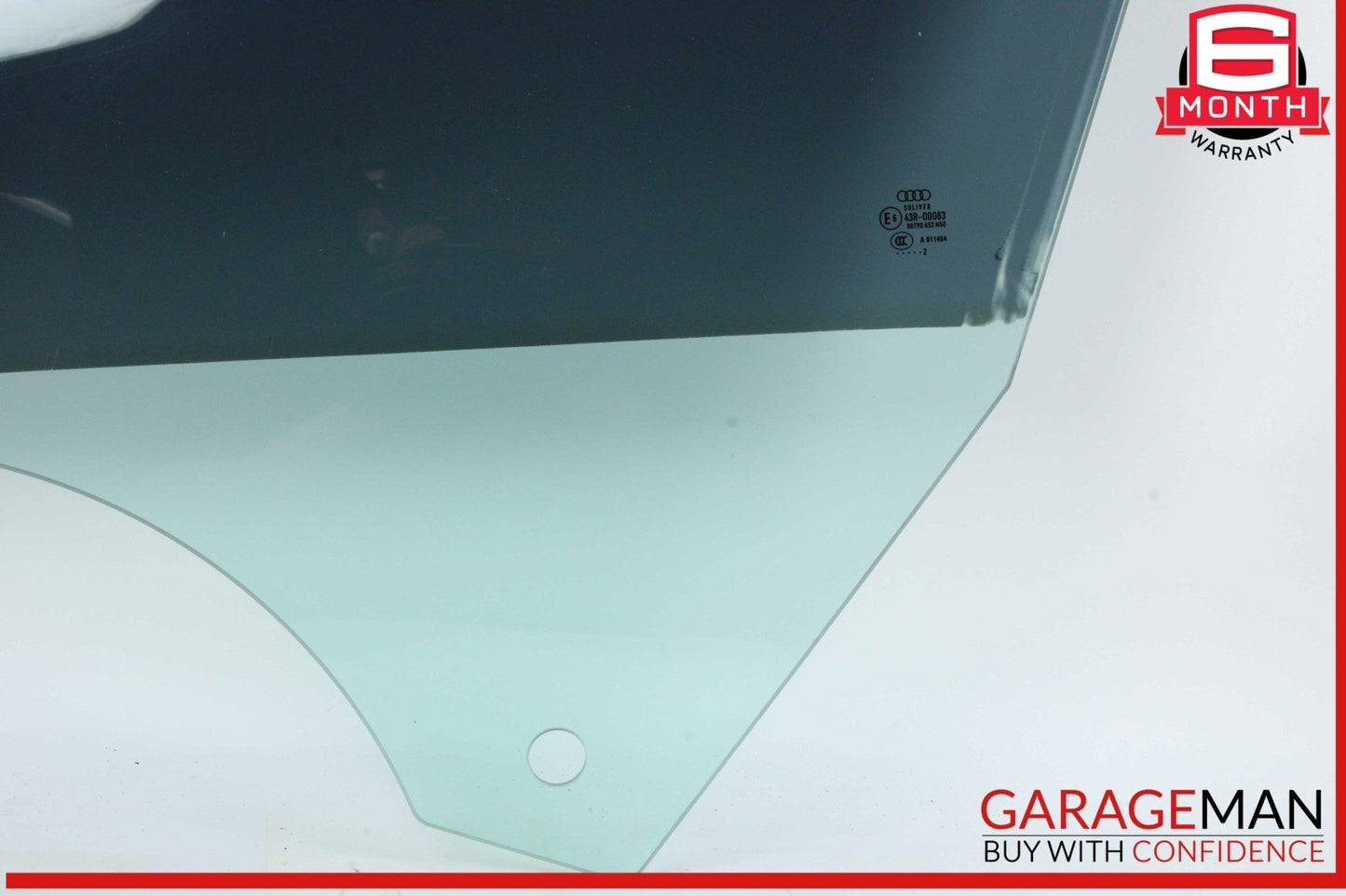 12-18 Audi A7 Front Left Driver Side Door Window Auto Glass OEM
