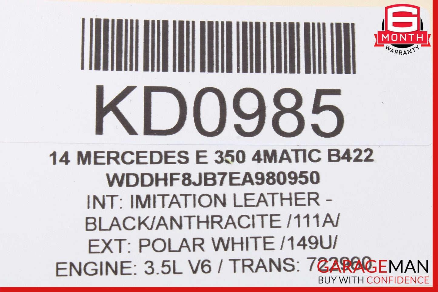 12-16 Mercedes W212 E350 E550 Sedan Rear Left Side Door Lock Latch Actuator OEM