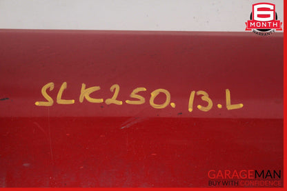 12-16 Mercedes R172 SLK250 AMG Sport Left Side Rocker Skirt Molding Panel Red