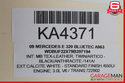 03-09 Mercedes W211 E320 Front Right Passenger Side Exterior Door Handle OEM