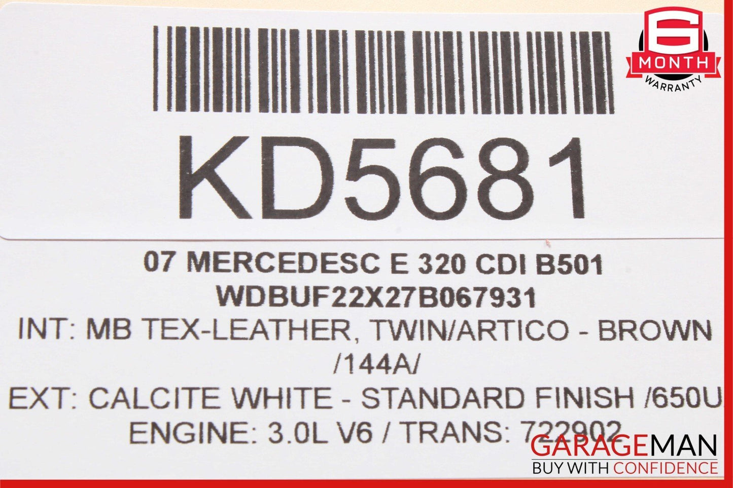 03-09 Mercedes W211 E320 E350 E550 Front Right Side Door Control Module Unit OEM