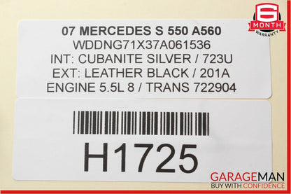 07-14 Mercedes S550 CL600 Electric Power Supply Control Fuse Box Module Unit