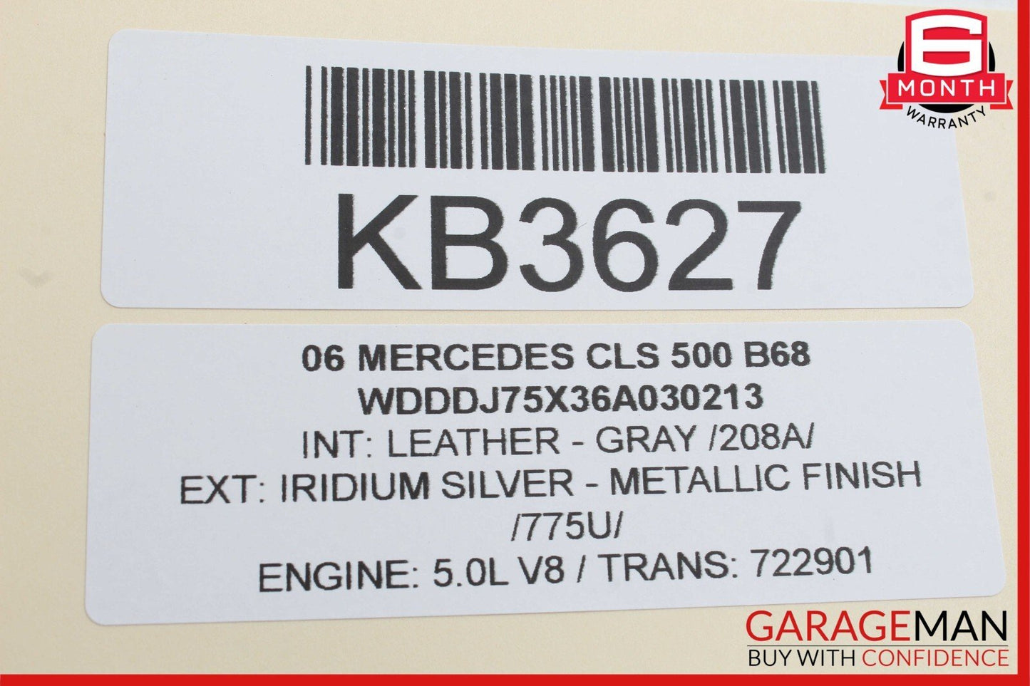 06-11 Mercedes W219 CLS500 CLS55 AMG Door Tweeter Speaker Front Right Black OEM
