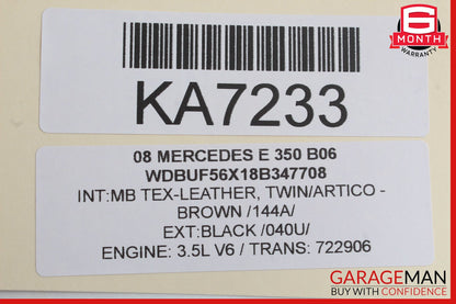 03-09 Mercedes W211 E350 E550 Front Right Passenger Door Control Module OEM