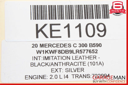 19-23 Mercedes W205 C300 Rear Left Side Door Window Regulator Motor Unit
