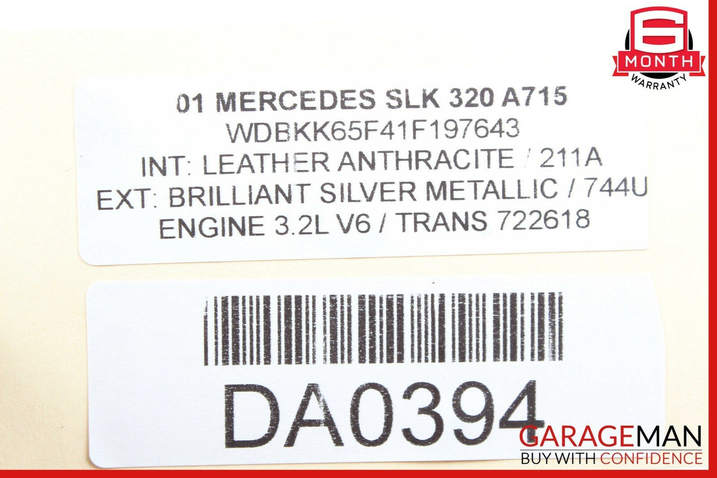 97-04 Mercedes R170 SLK230 SLK320 Front Left Side Suspension Lower Control Arm