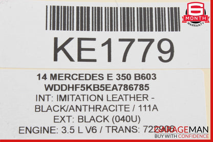 08-20 Mercedes W212 E350 E400 Front Right Side Door Lock Latch Actuator OEM