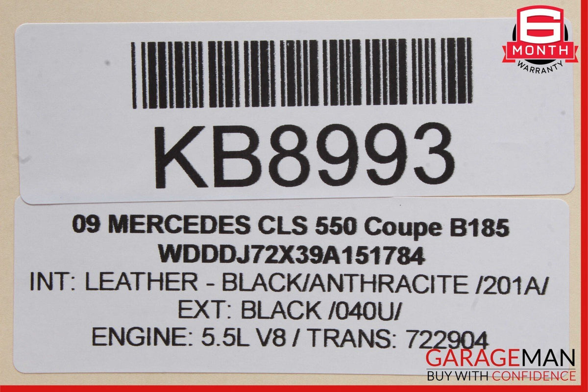 06-11 Mercedes W219 CLS550 CLS55 AMG Right Side Door Window Regulator Motor OEM