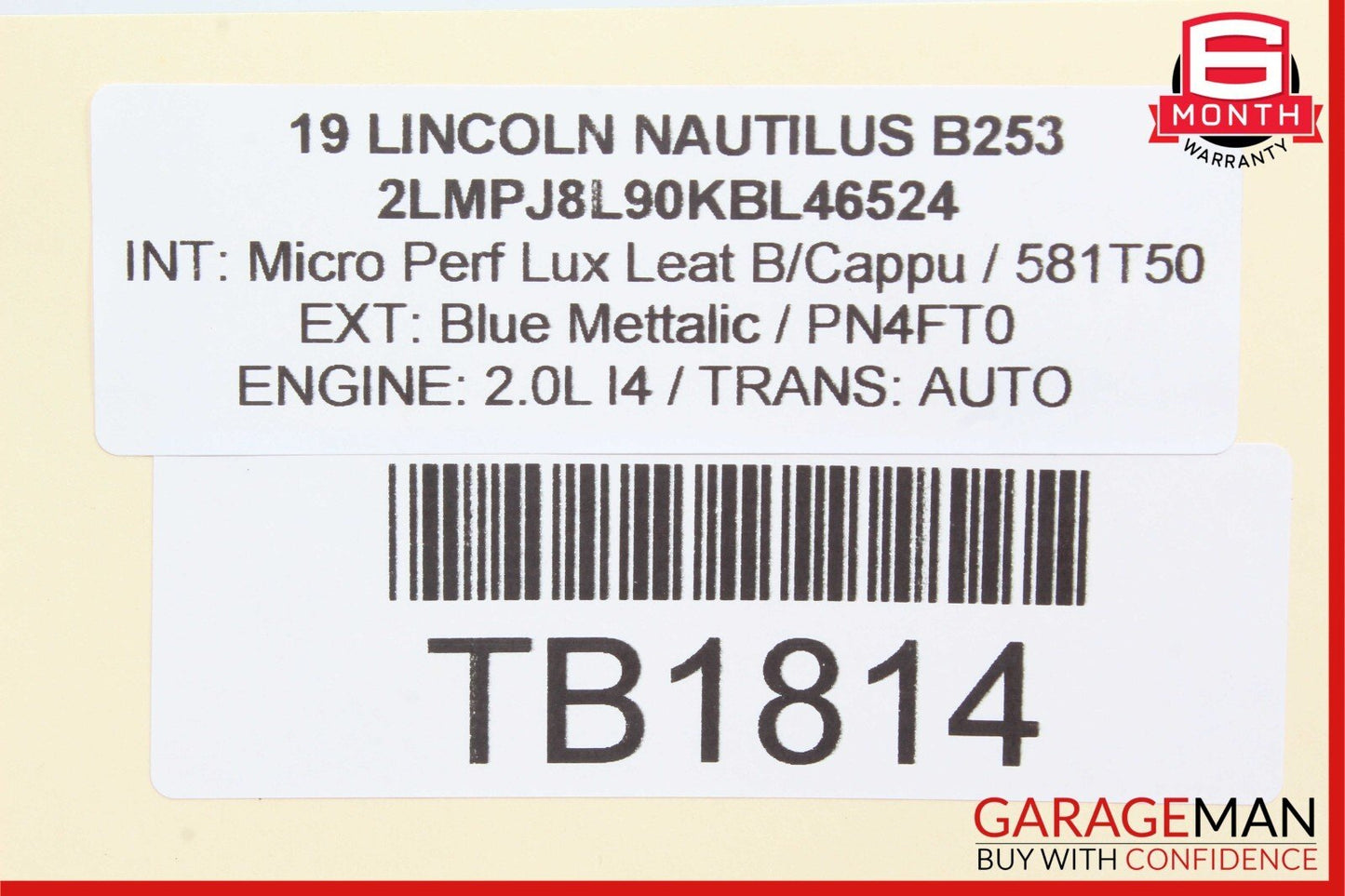 19-21 Lincoln Nautilus Front Right & Left Side Brake Rotor Disc Set of 2 Pc OEM