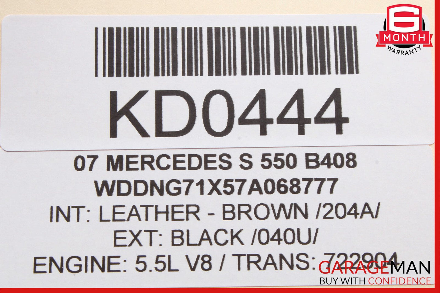 07-13 Mercedes W221 S550 S400 Rear Right or Left Side Door Control Module OEM