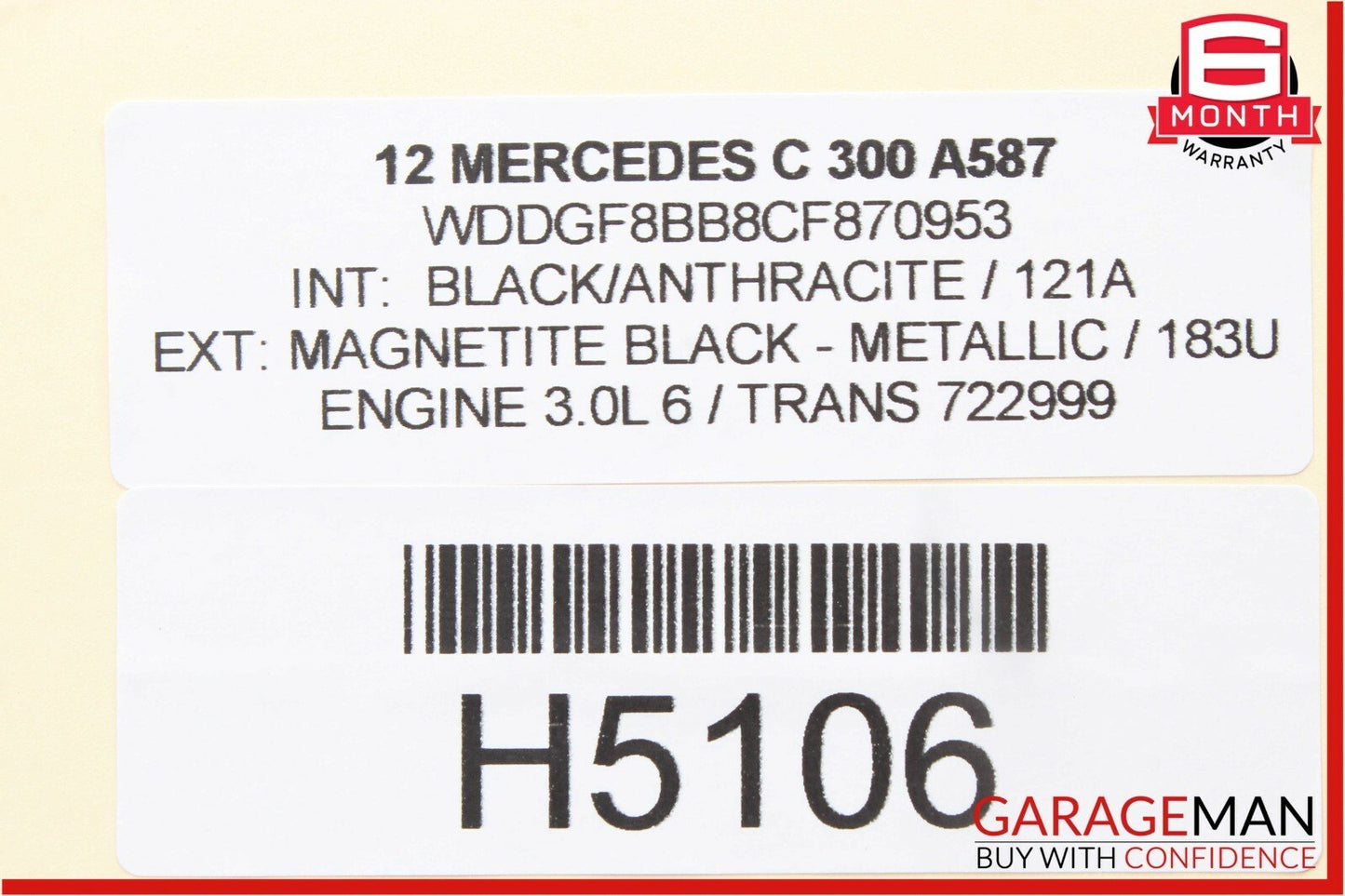 08-14 Mercedes W204 C300 C250 Rear Trunk Lid Tailgate Lock Release Open Handle