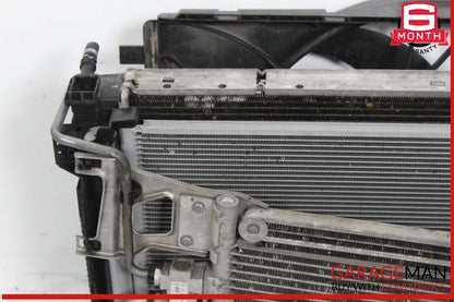 11-13 Mercedes W212 E350 Engine Motor Cooling Radiator AC A/C Condenser Assembly