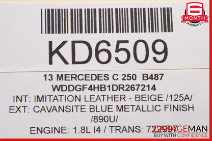 12-15 Mercedes W204 C250 SLK250 1.8L M271 Engine Oil Filter Housing Assy