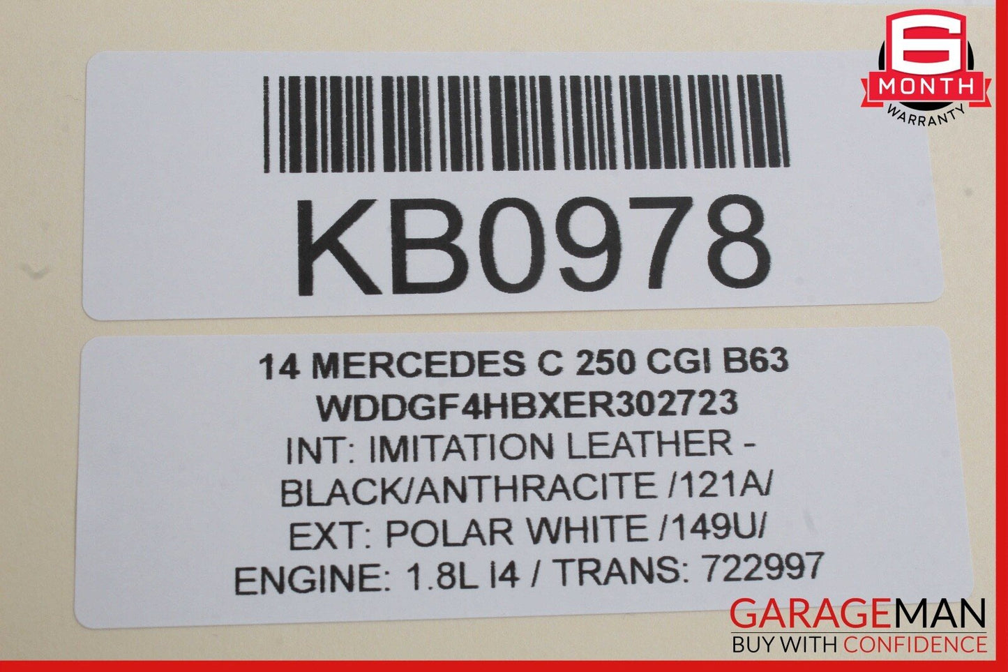 08-14 Mercedes W204 C250 C350 Right Side Exterior Door Handle OEM