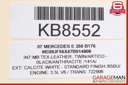 03-11 Mercedes W211 E350 Front Right Passenger Side Under Seat Control Module