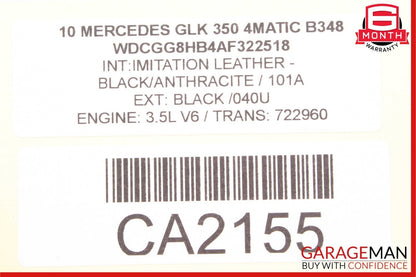 08-12 Mercedes X204 GLK350 C250 Front Left Side Exterior Door Handle Black