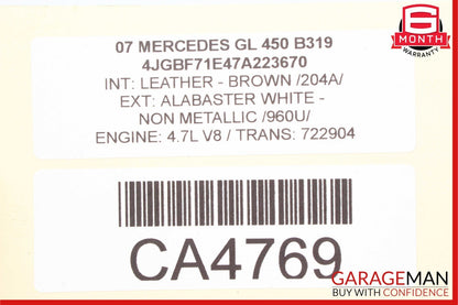 06-12 Mercedes X164 GL450 ML350 Windshield Washer Fluid Reservoir Tank Bottle