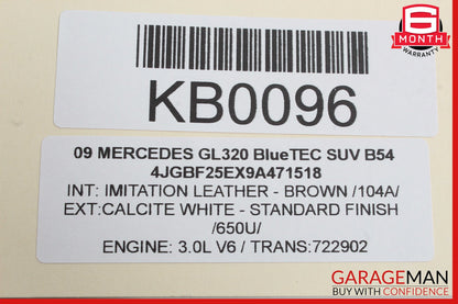 07-12 Mercedes X164 GL320 GL350 Rear Right And Left Seat Fold Control Switch OEM