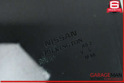 13-24 Nissan Leaf Rear Left Driver Side Door Window Glass 823013NF1A OEM