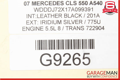 06-11 Mercedes W219 CLS500 Rear Left Side Keylessgo Door Lock Latch Actuator