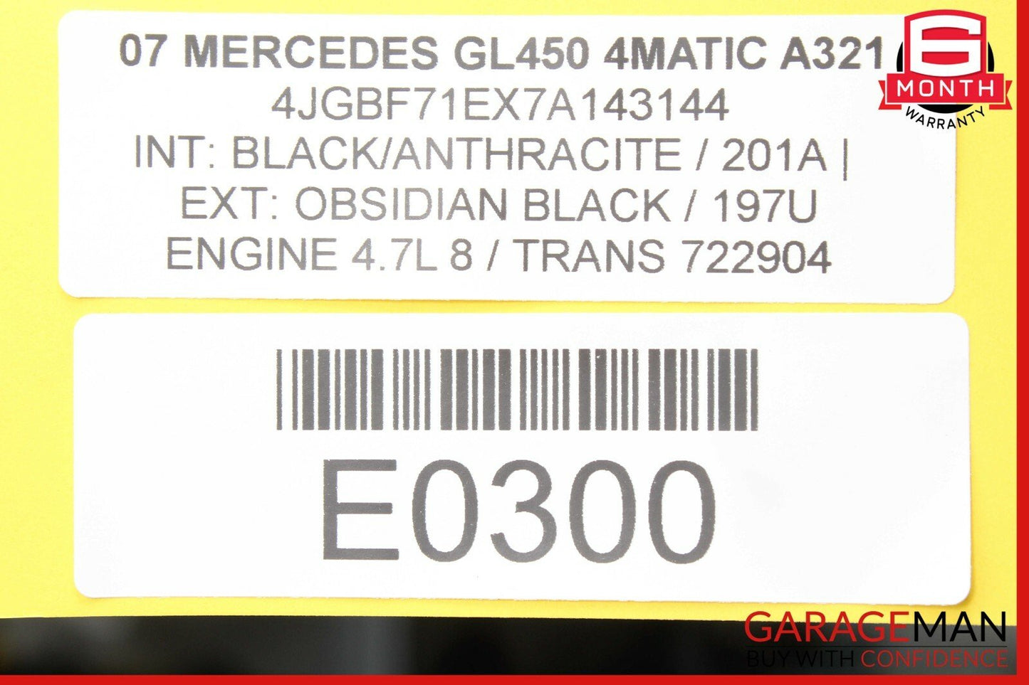 06-12 Mercedes X164 GL450 ML350 Rear Climate AC A/C Heater Blower Motor OEM