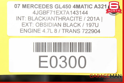 06-12 Mercedes X164 GL450 ML350 Rear Climate AC A/C Heater Blower Motor OEM