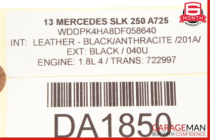 12-15 Mercedes R172 SLK250 C250 1.8L Bosch Engine Starter Motor 0051513901 OEM