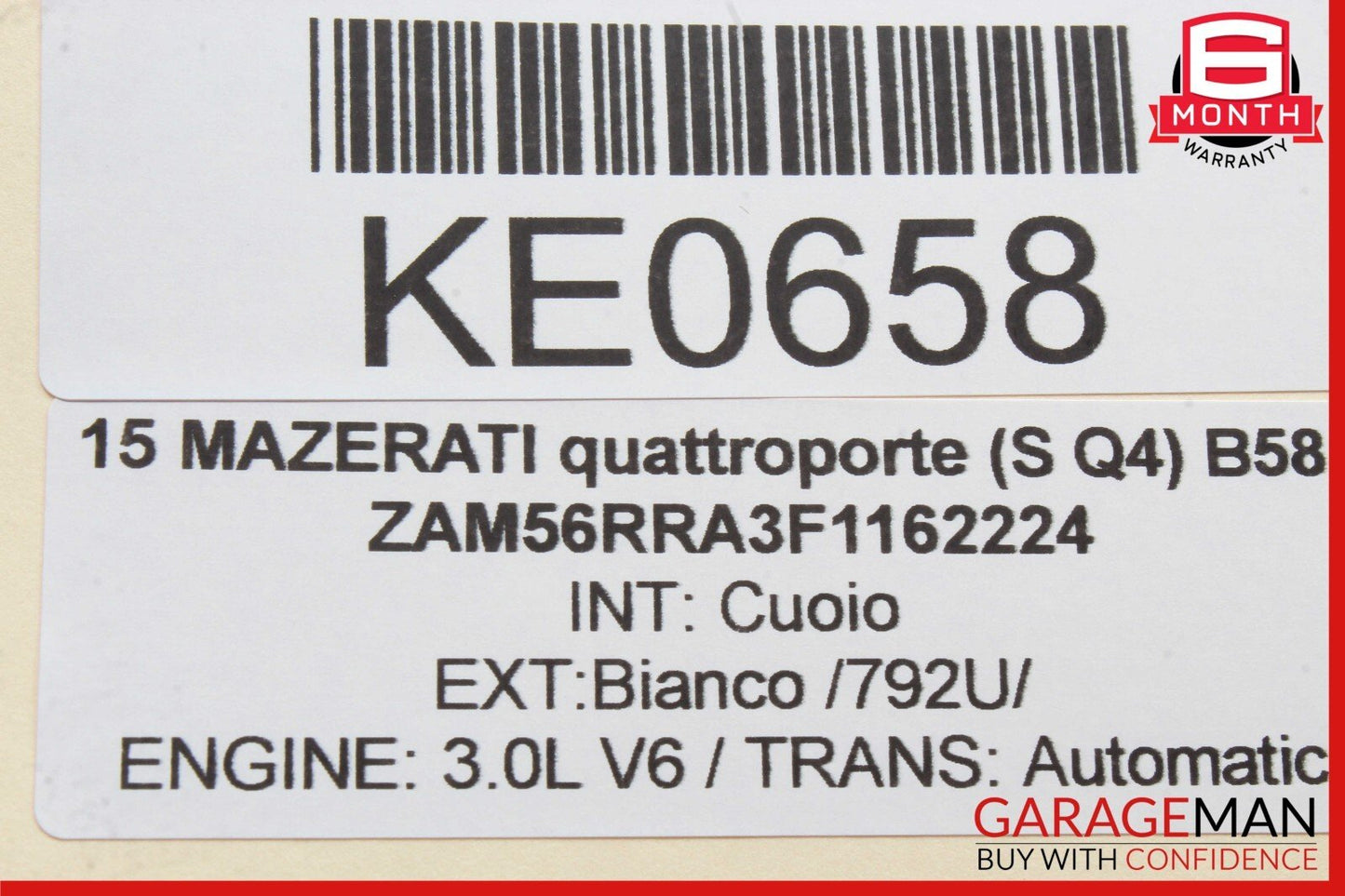 13-17 Maserati Quattroporte Throttle Accelerator Gas Pedal 06700343450 OEM