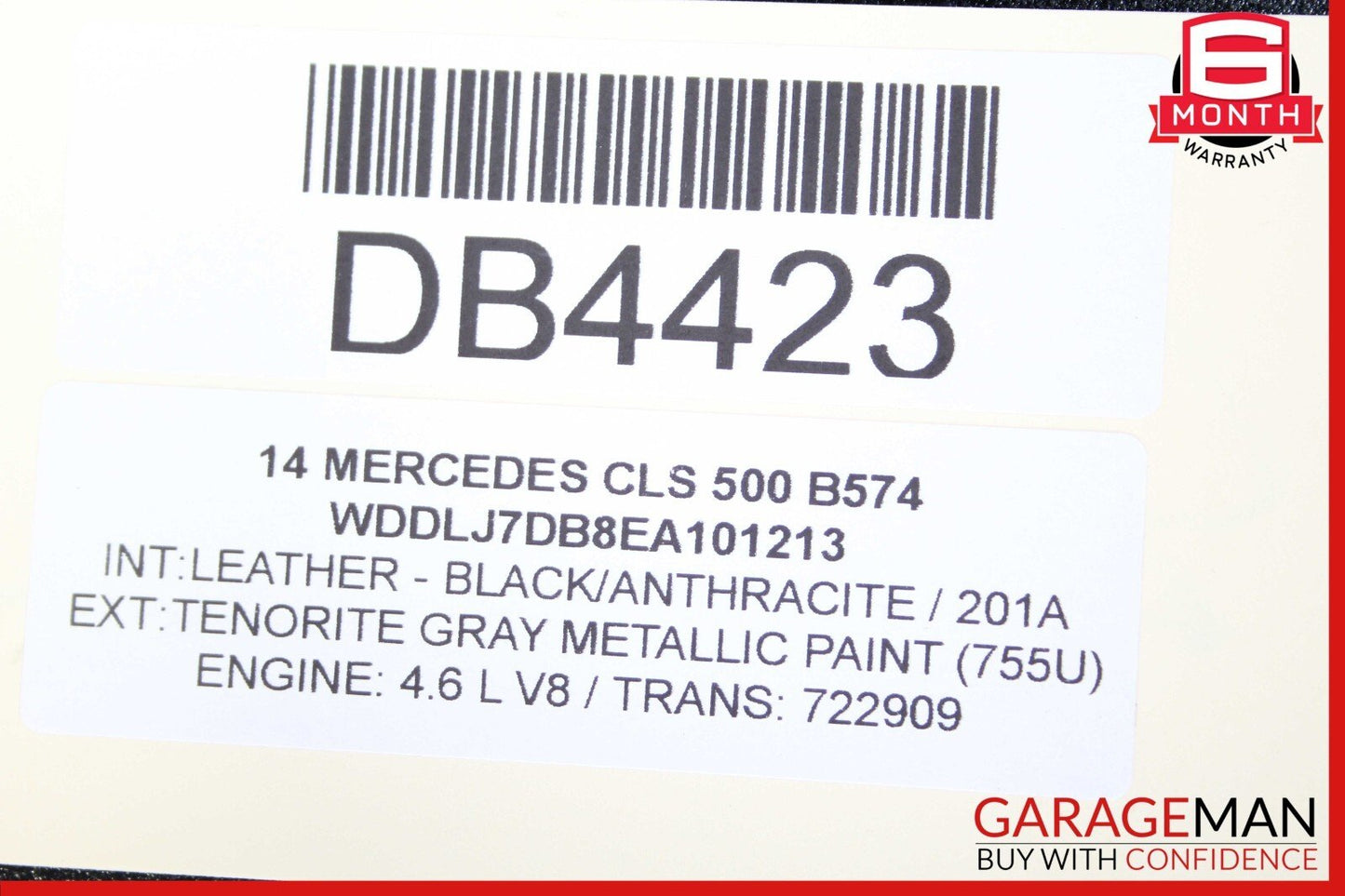 12-17 Mercedes W218 CLS550 S550 7G Tranny Automatic Transmission 722.909 166k