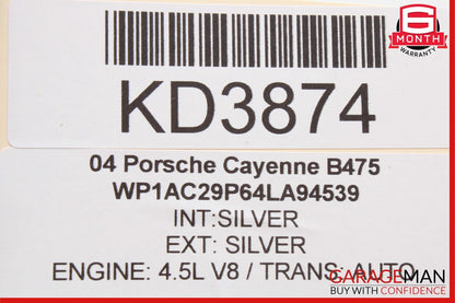 03-10 Porsche Cayenne 955 957 Interior Top Upper Rear View Mirror Black OEM