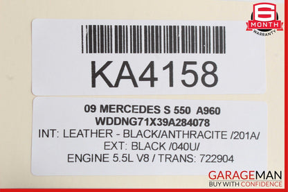 07-13 Mercedes-Benz S550 W221 Rear Right Door Control Module 2218704895