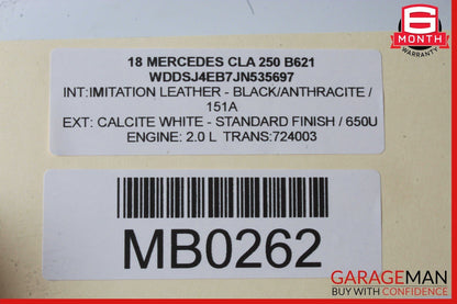 14-20 Mercedes W117 CLA250 GLA250 Front Interior Relay Fuse Box 2465402614 OEM
