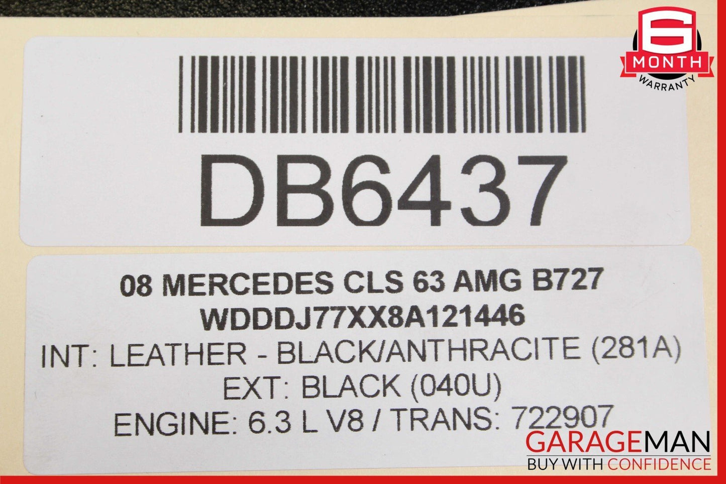06-11 Mercedes W219 CLS55 CLS63 AMG Front Dash Dashboard Instrument Panel Assy