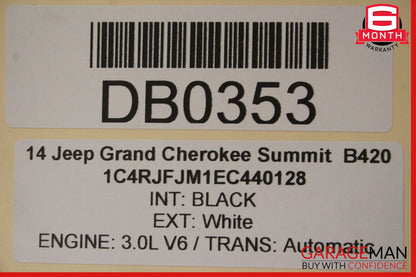 14-17 Jeep Grand Cherokee Rear Trunk Hatch Tailgate Lift Gate Glass White OEM