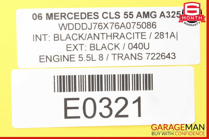 06-11 Mercedes W219 CLS55 AMG Dashboard Speaker Cover Grill Mesh Trim Panel OEM