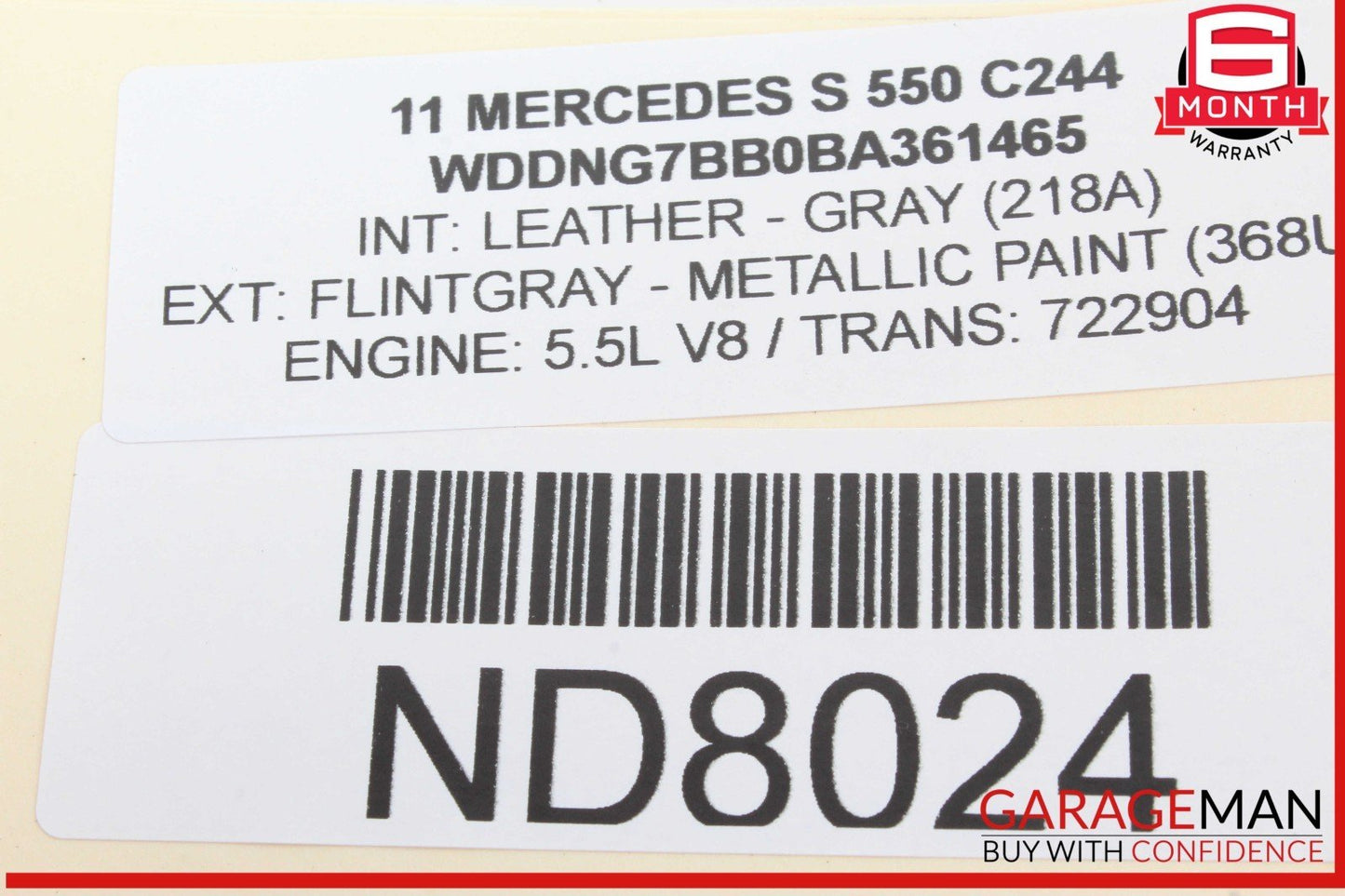 07-13 Mercedes W221 S550 S400 Front Right Side Door Control Module 2219007501