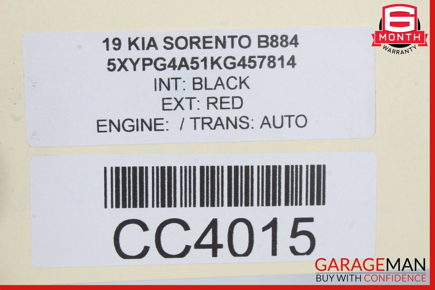16-20 Kia Sorento Engine Radiator Cooling Fan Motor Shroud Assy OEM