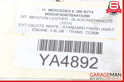 06-13 Mercedes W211 E350 S550 Front Right Engine Timing Chain Cover Plate OEM