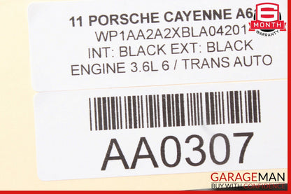 11-17 Porsche Cayenne 958 Rear Seat Heat Lock Switch Control Panel 7P5927325D